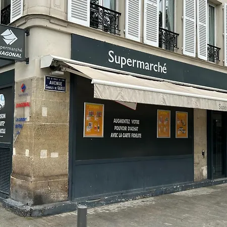 Studio Porte Maillot Immeuble Haussmannien Neuilly-sur-Seine Extérieur photo